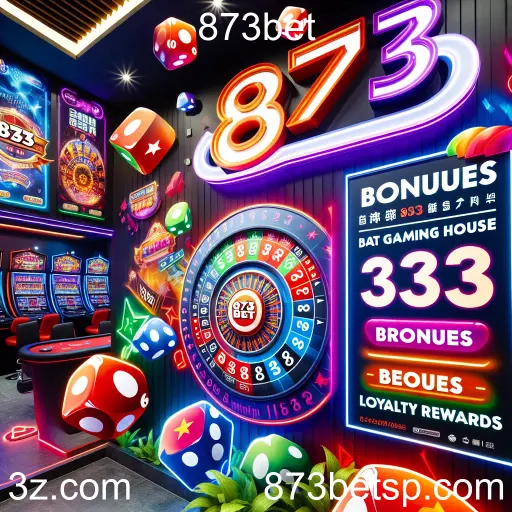 Imagem promocional da 873bet mostrando a plataforma e suas vantagens